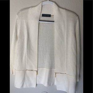 Ivanka Trump Open Fly Away Cardigan Sweater